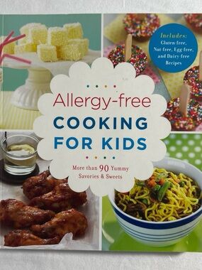 Allergy-free Cooking for Kids Cookbook - White/Cream Cover